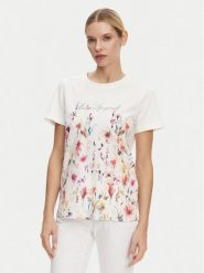 Luisa Spagnoli T-Shirt Boemi 542083 Biały Regular Fit. Białe t-shirty damskie Luisa Spagnoli, l, bez wzorów, z bawełny, bez kołnierzyka, bez ramiączek. Za 309.99 zł.