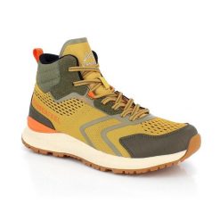 Buty trekkingowe dla dorosłych - TARAGHA - Curry. Żółte trekkingi męskie Kimberfeel, bez zapięcia. Za 485.80 zł.