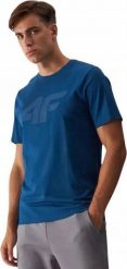 KOSZULKA MĘSKA BAWEŁNIANA T-SHIRT SPORTOWY 4F M1844 r M. Koszulki sportowe męskie 4F, m, bez wzorów, z bawełny, bez ramiączek. Za 43.41 zł.
