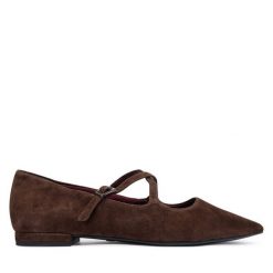 Baleriny Tamaris. Brązowe balerinki damskie Tamaris, bez wzorów, bez obcasa, bez zapięcia. Za 324.99 zł.