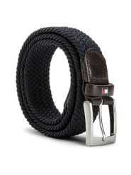 Tommy Hilfiger Pasek Męski New Adan Belt 3.5 AM0AM02801 85 Granatowy. Niebieskie paski męskie Tommy Hilfiger, z materiału. Za 139.99 zł.