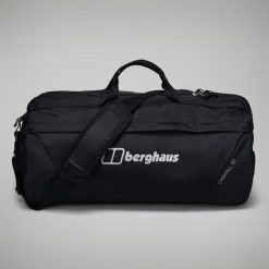 Torba podróżna Berghaus Carry All Mule 50 Au. Czarne torby na ramię męskie Berghaus, bez wzorów, z materiału, na ramię. Za 296.99 zł.