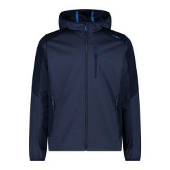 Kurtka z zamkiem błyskawicznym z kapturem CMP. Niebieskie kurtki sportowe męskie CMP, m, bez wzorów, z softshellu, z kapturem. Za 388.65 zł.