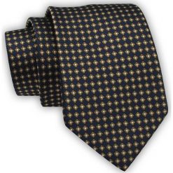 Krawat Alties (7 cm) - Granatowy w Drobne Wzory. Niebieskie krawaty i muchy Alties, bez wzorów, z tkaniny, eleganckie. Za 40.00 zł.