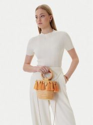 Guess Torebka J6GZ16 WO680 Beżowy. Brązowe torebki do ręki damskie Guess, z aplikacjami, z syntetyku, bez dodatków. Za 242.99 zł.