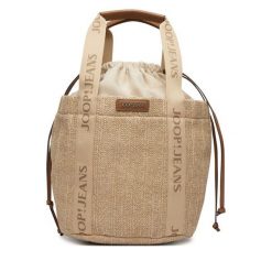 Torebka JOOP! Jeans. Brązowe torebki do ręki damskie JOOP! Jeans, bez wzorów, z jeansu, bez dodatków. Za 609.99 zł.