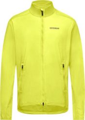 Kurtka wodoodporna Gore Concurve. Żółte kurtki męskie Gore Wear, s, bez wzorów, z materiału, bez kaptura, do biegania. Za 512.45 zł.