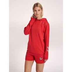 Damska bluza z kapturem Hummel hmlLEAD poly. Czerwone bluzy damskie Hummel, xs, bez wzorów, z materiału, sportowe, bez ramiączek, z kapturem. W wyprzedaży za 233.20 zł.