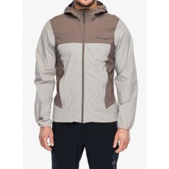 Kurtka softshell Columbia Heather Canyon II Hooded Jacket. Szare kurtki męskie Columbia, bez wzorów, z softshellu, sportowe, bez kaptura. Za 451.49 zł.
