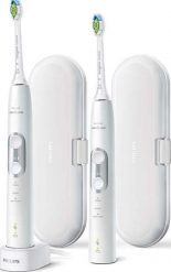 Szczoteczka Philips Sonicare ProtectiveClean 6100 HX6877/34 2 szt. Biała. Białe szczoteczki elektryczne Philips. Za 1,100.51 zł.