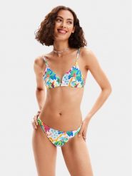 Desigual Góra od bikini Jungle 24SWMK10 Kolorowy. Bikini Desigual, bez wzorów, z syntetyku. Za 129.99 zł.