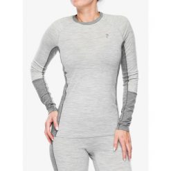 Bluza termoaktywna damska Peak Performance Magic Crew. Szare bielizna sportowa damska Peak Performance, na zimę, bez wzorów, sportowe, bez ramiączek, bez kaptura. Za 272.99 zł.