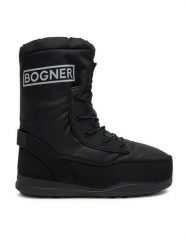 Bogner Śniegowce Laax 2 B 32447534 Czarny. Czarne buty zimowe męskie Bogner, bez wzorów, z materiału, bez obcasa, bez zapięcia. Za 1,749.00 zł.