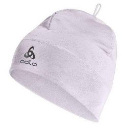 Czapka ODLO Polyknit Warm Reflective Hat. Fioletowe czapki damskie ODLO, bez wzorów, sportowe. W wyprzedaży za 116.05 zł.