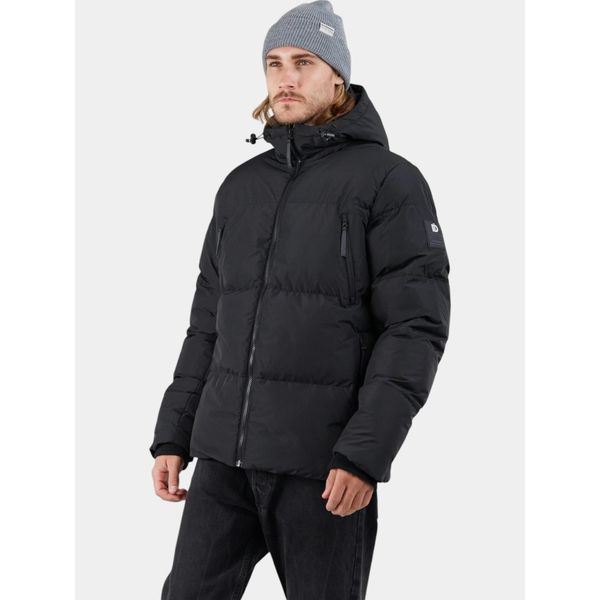 Kurtka Przejściowa Męska Fundango Ewan Puffer. Czarne kurtki męskie FUNDANGO, m, bez wzorów, bez kaptura. W wyprzedaży za 499.00 zł.