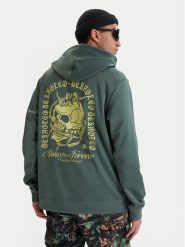 DC Shoes Bluza Twisted ADYFT03443 Zielony Regular Fit. Zielone bluzy męskie DC Shoes, m, bez wzorów, z syntetyku, bez ramiączek, bez kaptura. Za 449.99 zł.