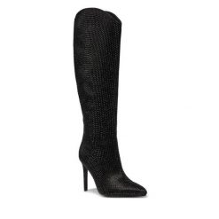 Kozaki Marciano Guess. Czarne kozaki damskie Marciano Guess, z aplikacjami, bez obcasa, na szpilce, bez zapięcia. Za 1,899.00 zł.
