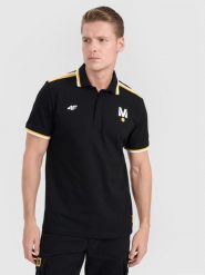 4F Koszulka polo uniseks 4F x Drift Masters - czarna XXL. Czarne koszulki sportowe męskie 4F, m, bez wzorów, z bawełny, bez ramiączek, do biegania. Za 129.99 zł.