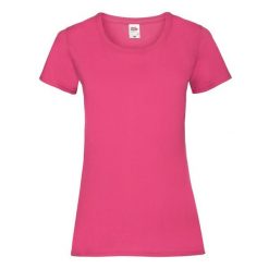 Koszulka Damska Valueweight. Czerwone bluzki damskie fruit of the loom, l, bez wzorów, sportowe, bez kołnierzyka, bez ramiączek. Za 30.99 zł.