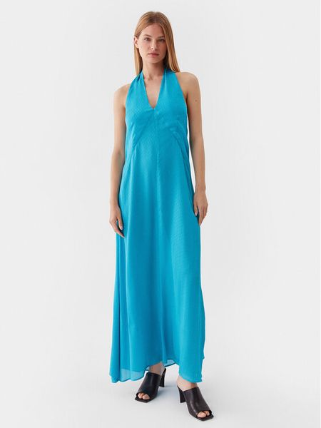 Herskind Sukienka codzienna Camille 4809953 Niebieski Regular Fit. Niebieskie sukienki damskie Herskind, na co dzień, bez wzorów, z wiskozy, bez kołnierzyka, bez ramiączek, proste. Za 819.99 zł.