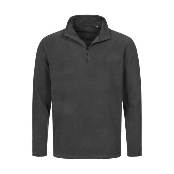 Męska Bluza Polarowa Z Zamkiem Błyskawicznym. Szare bluzy sportowe męskie Stedman, na zimę, m, bez wzorów, z polaru, bez kaptura. Za 91.99 zł.