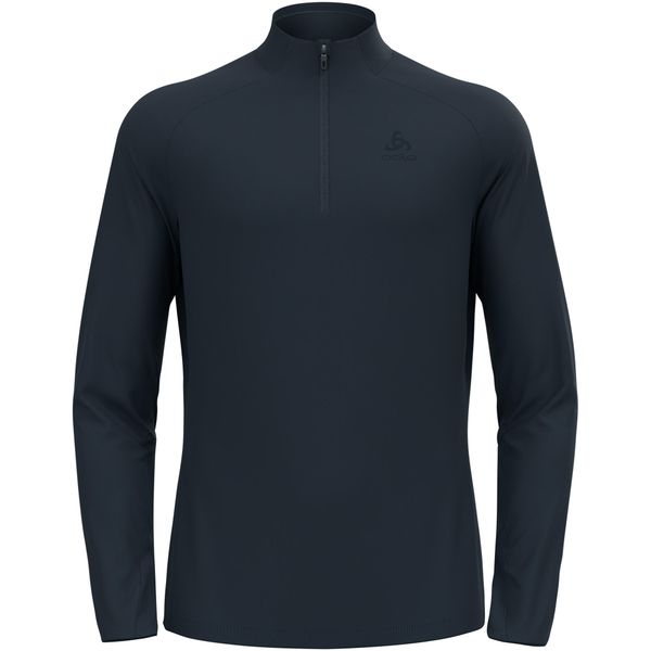 Bluza techniczna męska ODLO Essential Light Mid Layer z krótkim zamkiem. Niebieskie bluzy męskie ODLO, m, bez wzorów, bez ramiączek, bez kaptura. W wyprzedaży za 209.99 zł.