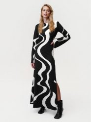 Undress Code Sukienka codzienna Paloma 755 Czarny Regular Fit. Czarne sukienki damskie Undress Code, na co dzień, s, bez wzorów, z bawełny, bez kołnierzyka, bez ramiączek, proste. Za 509.99 zł.