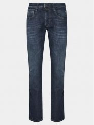 Replay Jeansy M914J.000.785 Granatowy Slim Fit. Niebieskie jeansy męskie Replay, z bawełny. Za 319.99 zł.