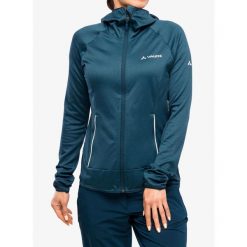 Bluza polarowa damska Vaude Tekoa Fleece Jacket II. Niebieskie bluzy damskie Vaude, m, bez wzorów, z polaru, bez ramiączek, bez kaptura. Za 308.99 zł.