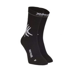 Skarpety rowerowe X-Socks Bike Pro Mid 4.0. Czarne skarpetki damskie X-Socks, bez wzorów. W wyprzedaży za 112.00 zł.