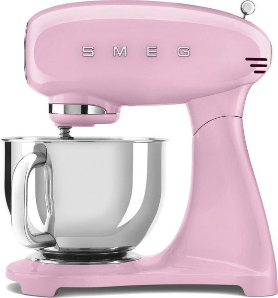 Mikser planetarny 50's Style II pastelowy róż. Czerwone miksery Smeg. W wyprzedaży za 1,775.00 zł.