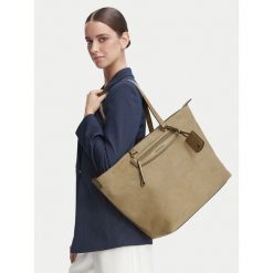 Torebka MICHAEL Michael Kors. Brązowe shopperki damskie MICHAEL Michael Kors, bez wzorów, bez dodatków. Za 1,429.00 zł.