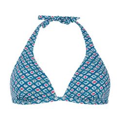 Góra od stroju kąpielowego Protest Mixtwice. Niebieskie bikini Protest, bez wzorów. W wyprzedaży za 110.35 zł.