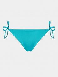 Calvin Klein Swimwear Dół od bikini KW0KW02349 Niebieski. Niebieskie bikini Calvin Klein Swimwear, m, bez wzorów, z syntetyku. Za 119.99 zł.