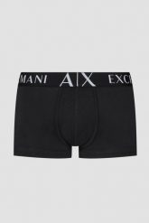 ARMANI EXCHANGE Czarne bokserki. Czarne bokserki męskie Armani Exchange, bez wzorów. W wyprzedaży za 92.99 zł.