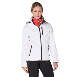 Kurtka uniwersalna damska Helly Hansen Crew Hooded Midlayer. Białe kurtki sportowe damskie Helly Hansen, uniwersalny, bez wzorów, z syntetyku, bez ramiączek, bez kaptura, trekkingowe. Za 957.00 zł.