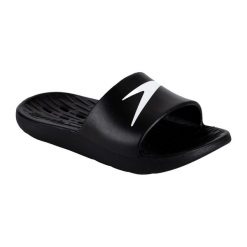 Klapki damskie Speedo Slide AF 0001. Białe klapki damskie Speedo, bez wzorów, sportowe, bez obcasa, bez zapięcia. Za 145.62 zł.