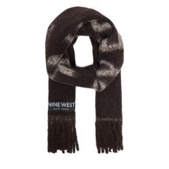 Szalik Nine West. Brązowe szaliki damskie Nine West, bez wzorów. Za 89.99 zł.