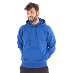 Bluza SOFTEE Kelvin dla dorosłych. Niebieskie bluzy męskie Softee, bez wzorów, z kapturem. Za 163.99 zł.