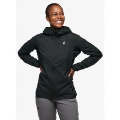 Kurtka softshell damska Black Diamond Alpine Start Insulated Hoody. Niebieskie kurtki sportowe damskie Black Diamond, bez wzorów, z softshellu, bez ramiączek, bez kaptura, trekkingowe. Za 928.99 zł.
