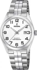 Zegarek Festina Zegarek męski Festina F20437-1 srebrny. Szare zegarki męskie Festina, bez wzorów, srebrne. Za 337.99 zł.