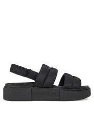 Tommy Jeans Sandały Tjw Flatform Sandal EN0EN02802 Czarny. Czarne sandały damskie Tommy Jeans, bez wzorów, z jeansu, bez obcasa, na płaskiej podeszwie, bez zapięcia. Za 199.99 zł.