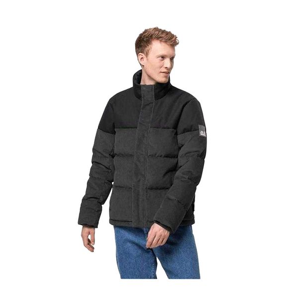 Kurtka Męska Sztruks Nature. Czarne kurtki męskie Jack Wolfskin, l, bez wzorów, z materiału, klasyczne, bez kaptura. Za 855.99 zł.