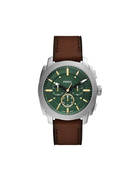 Fossil Zegarek Machine Chronograph FS6100 Brązowy. Brązowe zegarki męskie FOSSIL, bez wzorów. Za 639.99 zł.