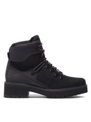 Timberland Botki Carnaby Cool Hiker TB0A5VW80151 Czarny. Czarne botki damskie Timberland, bez wzorów, z nubiku, bez obcasa, na płaskiej podeszwie, bez zapięcia. Za 599.99 zł.