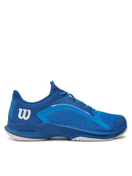 Wilson Buty do tenisa Hurakn 2.0 WRS331640 Niebieski. Niebieskie buty sportowe męskie Wilson, bez wzorów, z meshu, bez zapięcia, tenisowe. Za 359.99 zł.