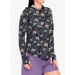 Bluza z kapturem damska Kavu Sunshade Hoodie. Niebieskie bluzy damskie KAVU, l, bez wzorów, bez ramiączek, z kapturem. Za 277.99 zł.