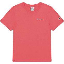 T-shirt Damski. Czerwone t-shirty damskie Champion, bez wzorów, sportowe, bez kołnierzyka, bez ramiączek. Za 131.99 zł.
