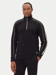 EA7 Emporio Armani Bluza 7M000971 AF10377 UC001 Czarny Regular Fit. Czarne bluzy męskie EA7 Emporio Armani, m, bez wzorów, z bawełny, bez ramiączek, bez kaptura. Za 419.99 zł.
