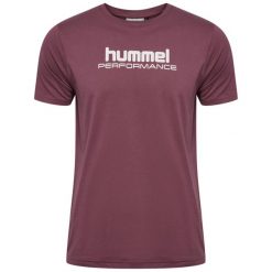 Koszulka Hummel Pulse Graphic. Fioletowe koszulki sportowe męskie Hummel, m, bez wzorów, bez ramiączek. Za 182.00 zł.